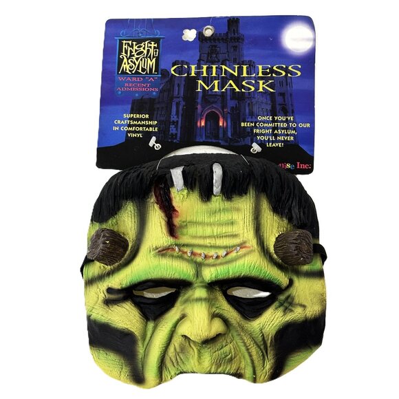 Disguise Green and Black Monster Face Mask - Picture 2 of 9